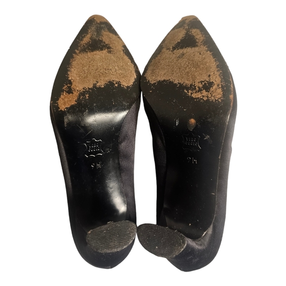 Enzo Angiolini Satin Pumps/Pointy Toe Pumps - Picture 2 of 9